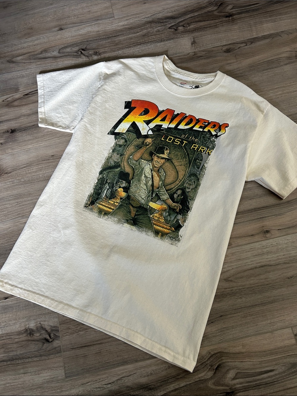 Hanes White Disney Parks x Indiana Jones Graphic Tee